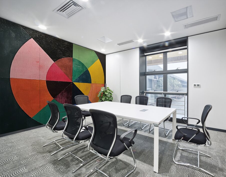 Chromatic Convergence H92J7N 47 Wall Printing