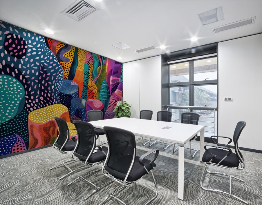 Chromatic Coral City 7H9N2P 60 Wall Printing