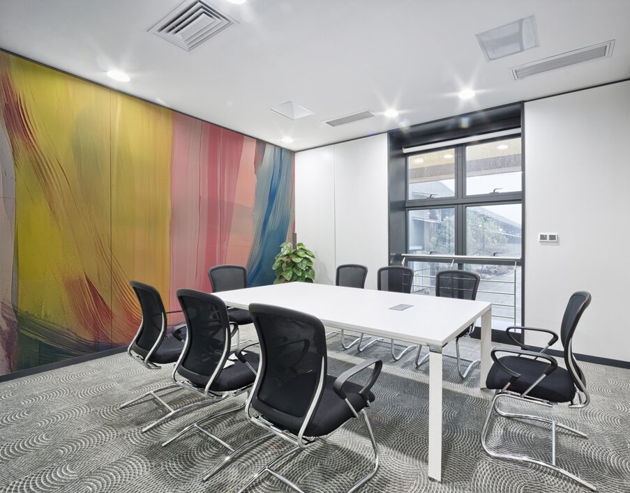 Chromatic Currents Y39Z7J 58 Wall Printing