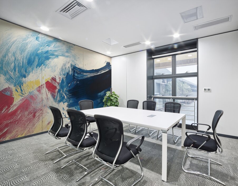 Chromatic Currents Y9H3N2 48 Wall Printing