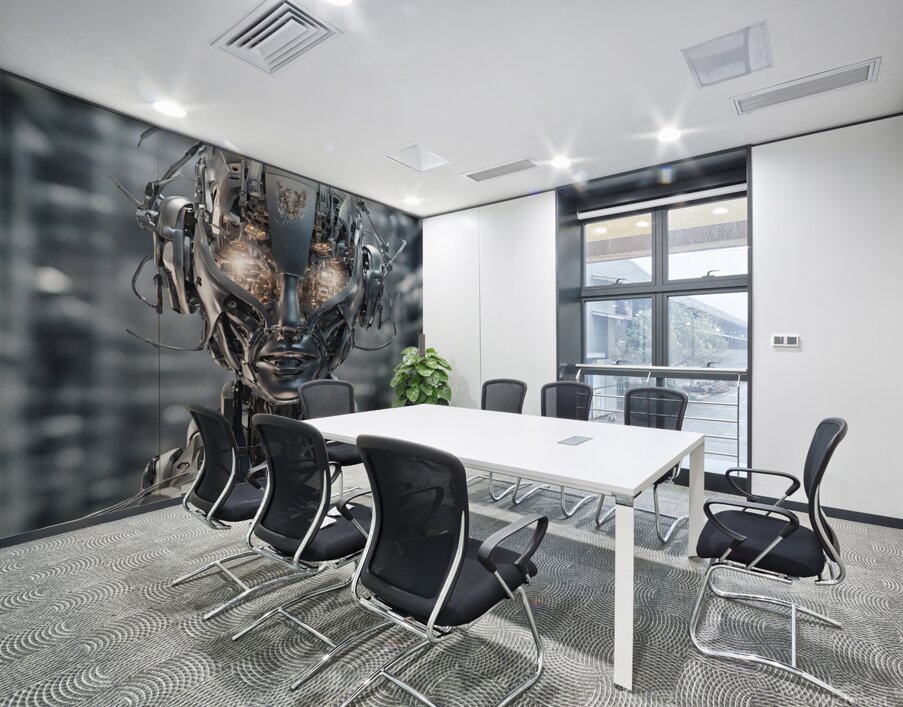 Psychotronic robot Wall Printing