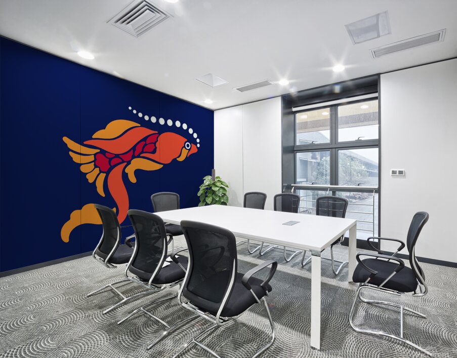 GOLDFISH Wall Printing