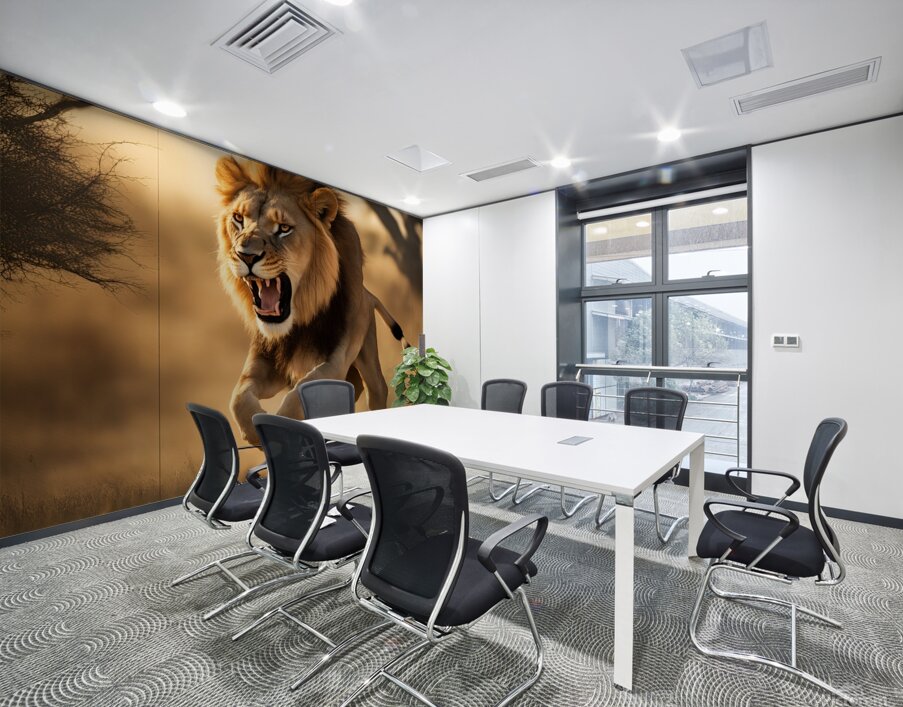  King of the jungle Wall Printing