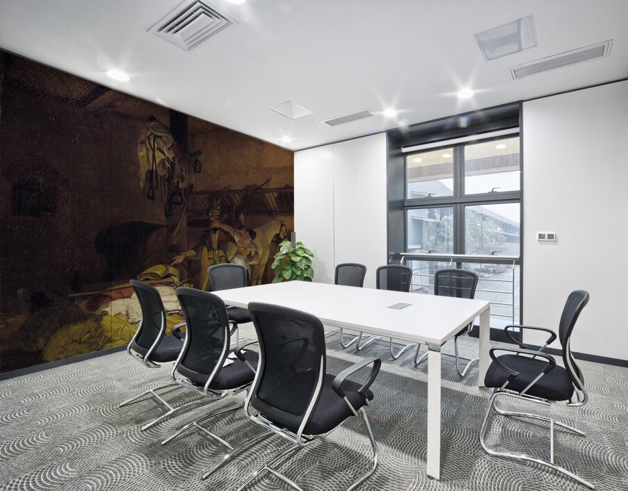 A Chevauxleger fiddles with a maid [1820] by Carl Wilhelm Freiherr von Heideck [1788–1861] Wall Printing