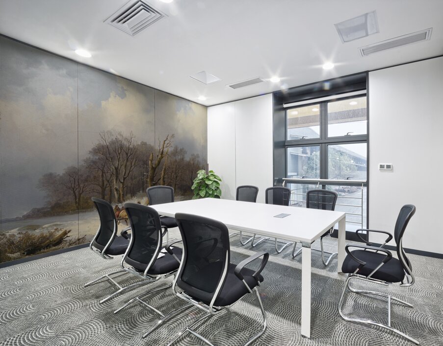 Winterlandschaft mit Pferdeschlitten by Remigius Adrianus van Haanen [1812–1894] Wall Printing