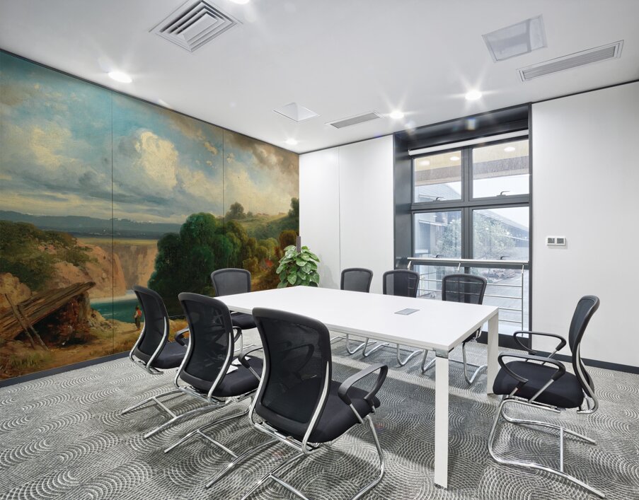 A River Valley by Anton Doll [1826–1887] Wall Printing