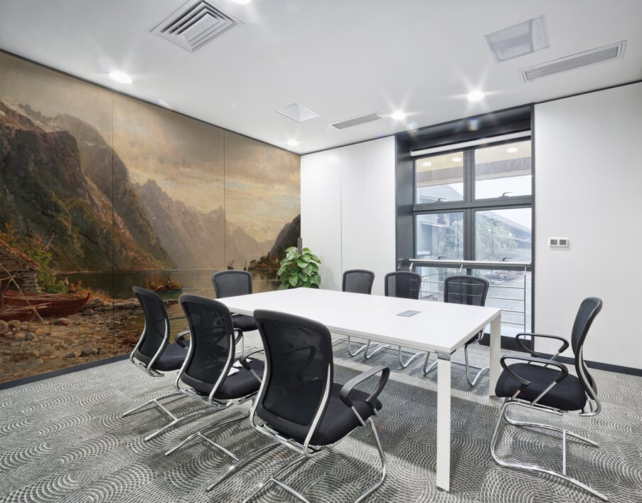 Fjordlandschaft [1891] by Anders Askevold [1834–1900] Wall Printing