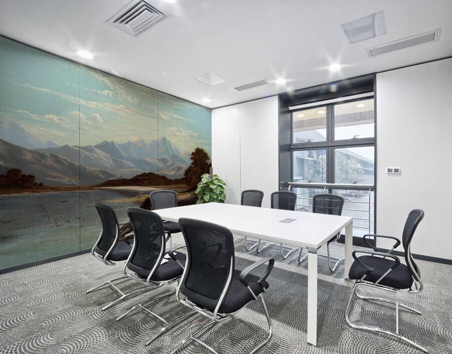 Devoke Water. Cumberland [1886] by Alfred de Bréanski [1852–1928] Wall Printing