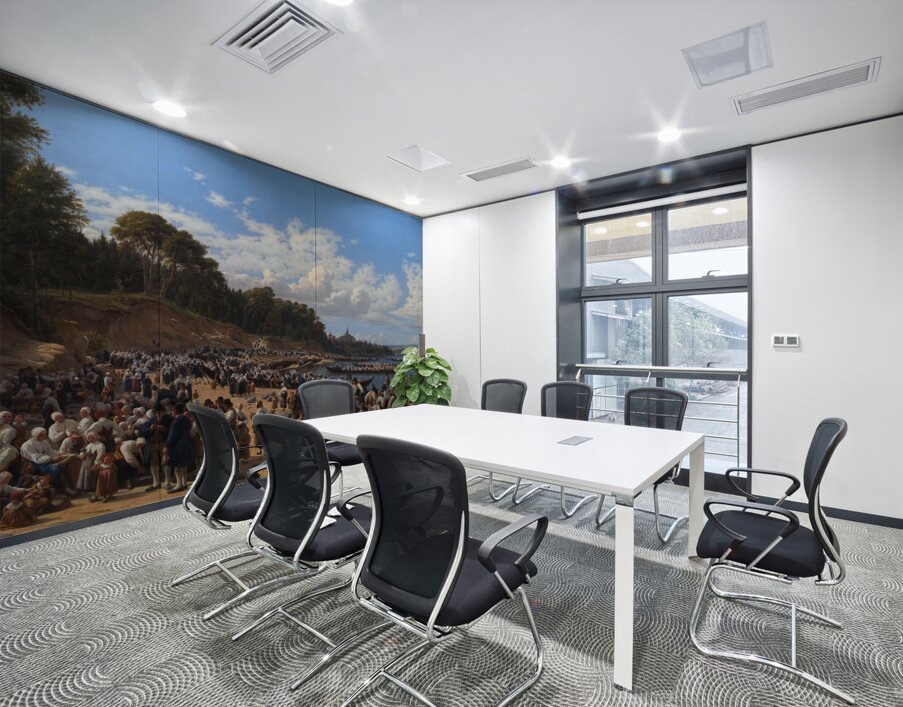 Church–Goers Arriving By Boat At The Parish Church Of Leksand On Siljan Lake. Sweden [1853] by Wilhelm Marstrand [1810–1873] Wall Printing