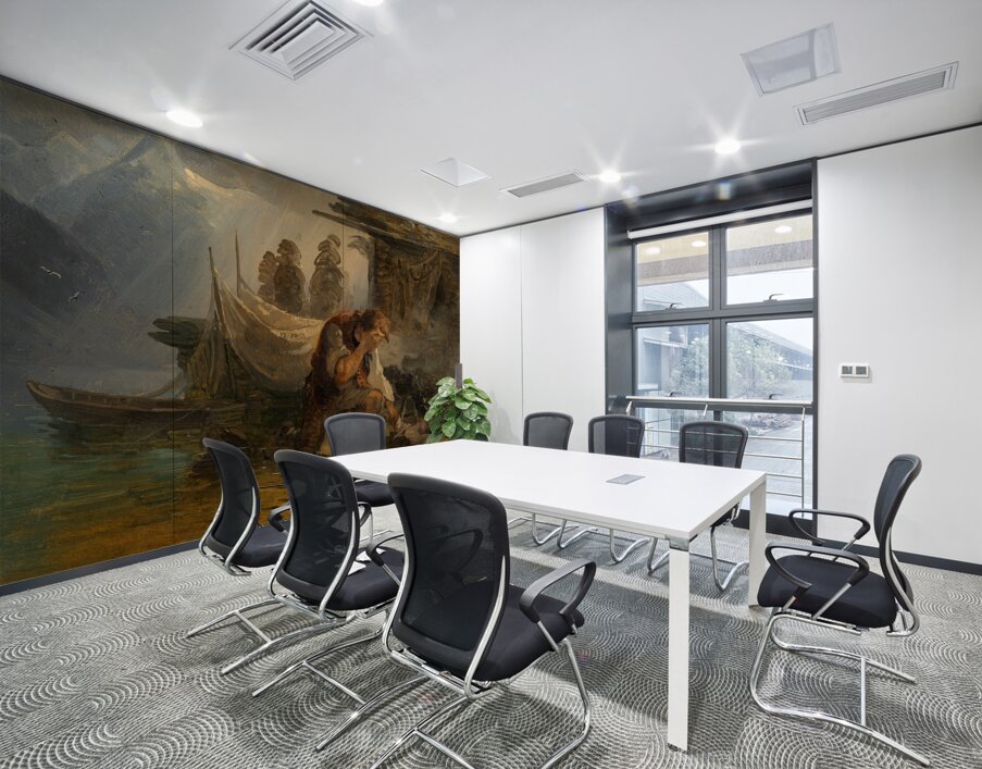 Der ertrunkene Knabe [around 1830–1840] by Friedrich August Matthias Gauermann [1807–1862] Wall Printing