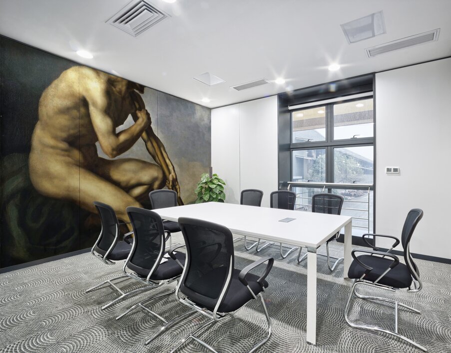 Nude Warrior with a Spear [c. 1816] by Théodore Géricault [1791–1824] Wall Printing