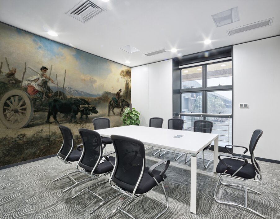 The watering place by Anton Romako [1832–1889] Wall Printing