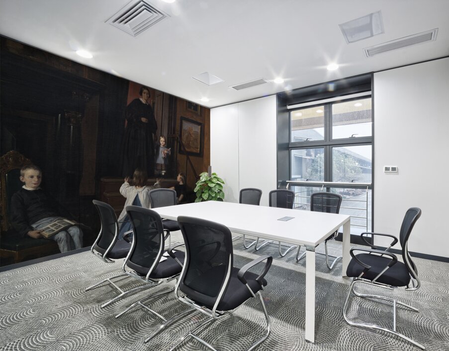 The Artist’s Wife and Children in the Studio at Charlottenborg [1861–1862] by Wilhelm Marstrand [1810–1873] Wall Printing