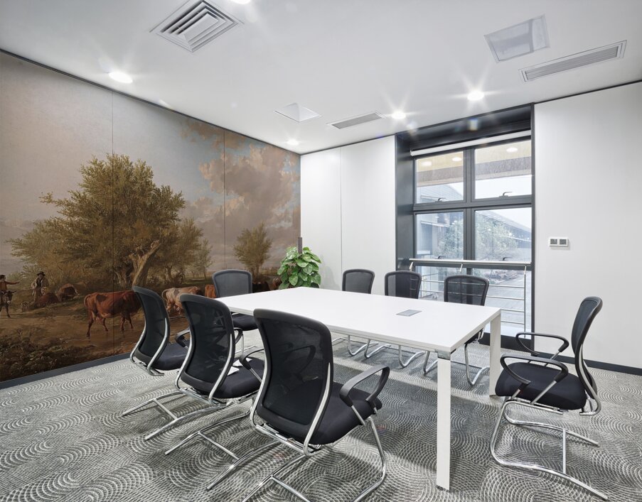 Fording a brook. Suburbs of Canterbury [1834] by Thomas Sidney Cooper [1803–1902] Wall Printing