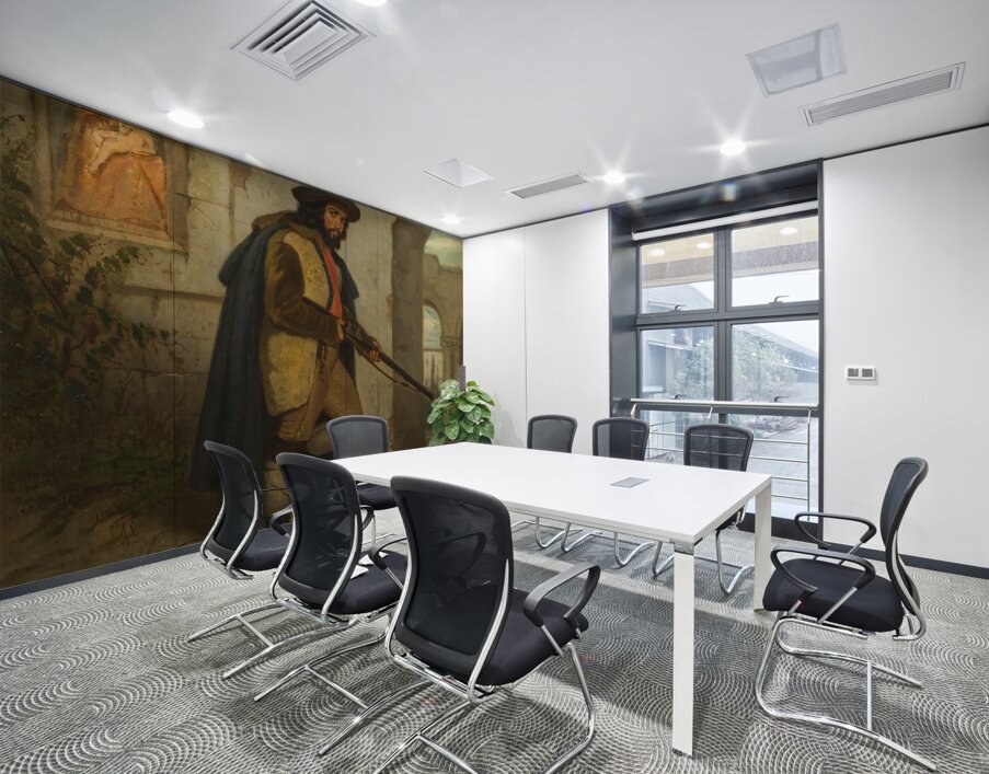 A Man with a Rifle by Carl Goebel the younger [1824–1899] Wall Printing