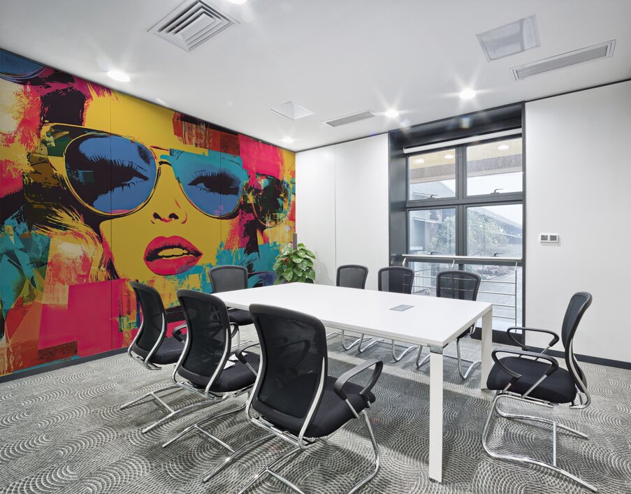 Chromatic Glamour Burst Y92HK8 60 Wall Printing