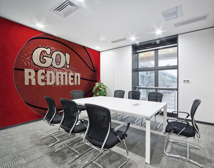 1980s St. Johns Redmen Basketball Art Wall Printing