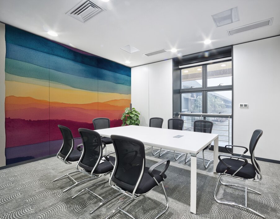 Chromatic Horizons H3C9N2 47 Wall Printing