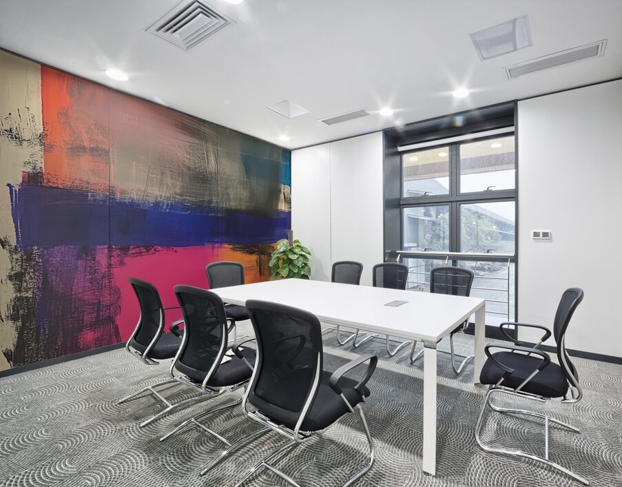 Chromatic Horizons H3C9N2 58 Wall Printing