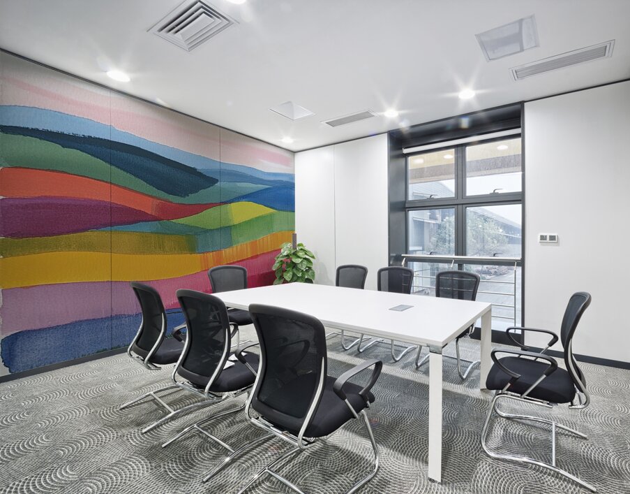 Chromatic Horizons H3N2P9 56 Wall Printing