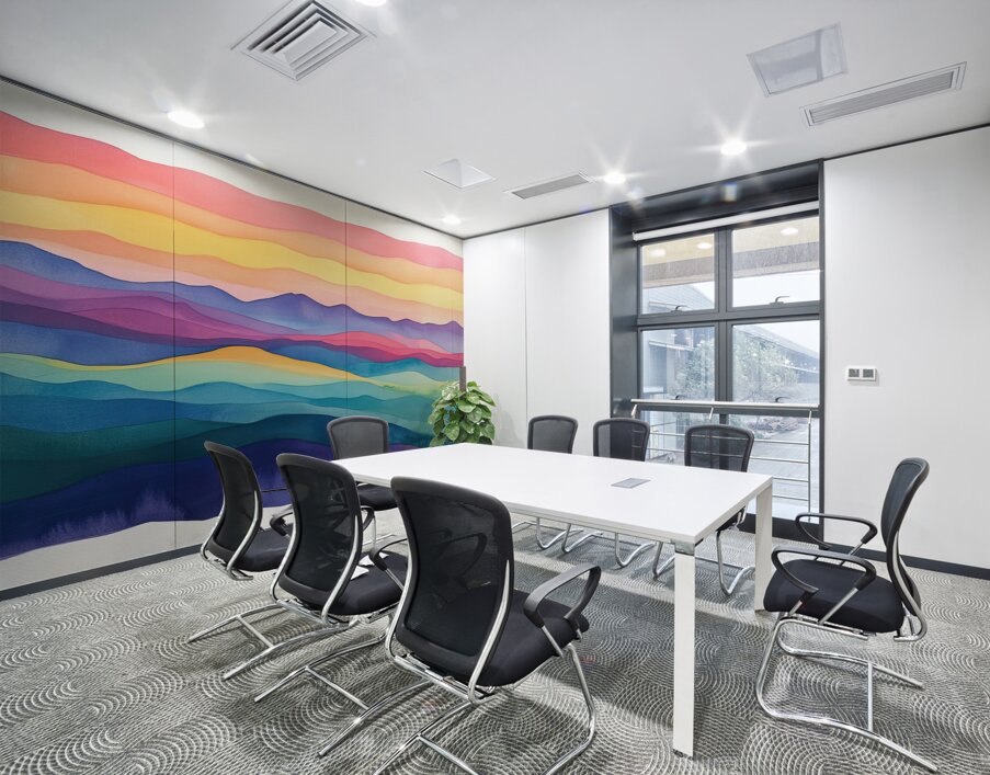 Chromatic Horizons H3N9P2 47 Wall Printing