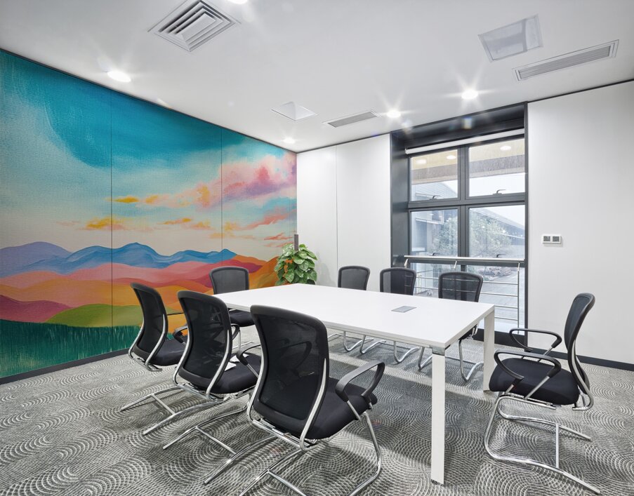 Chromatic Horizons H3P9N2 58 Wall Printing