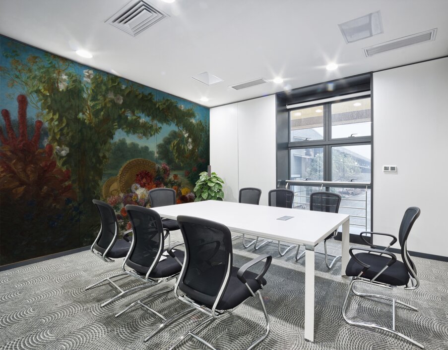 Basket of Flowers [1848–49] by Eugène Delacroix [1798–1863] Wall Printing