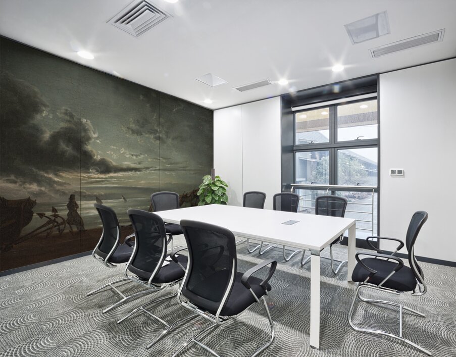 The Gulf of Naples. Moonlight [1820–1821] by Johan Christian Dahl [1788–1857] Wall Printing