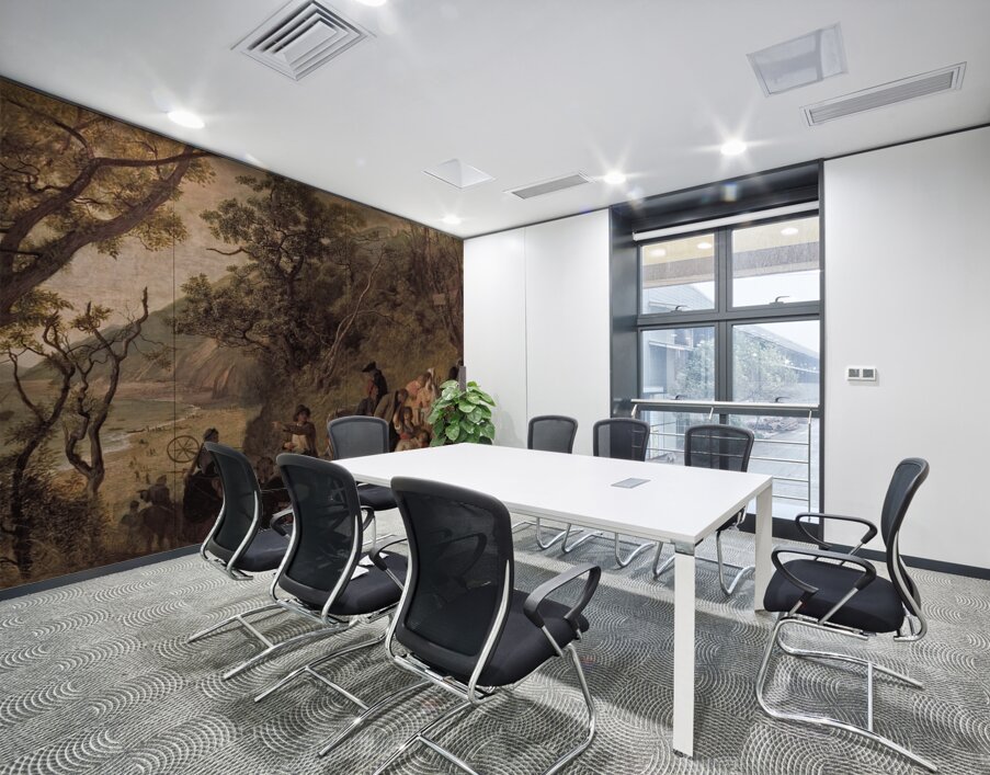 The deserted village [1857] by Joseph Severn [1793–1879] Wall Printing