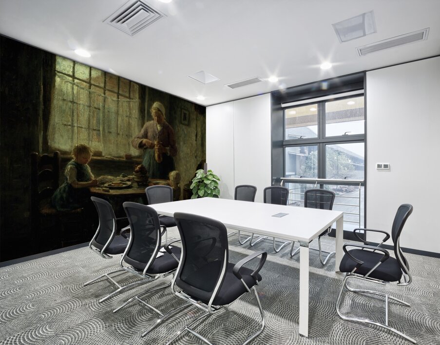 A Family Meal [1890s] by Evert Pieters [1856–1932] Wall Printing