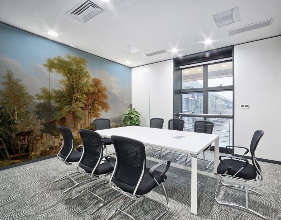 Wäscherinnen vor weiter Landschaft by Wolfgang Adam Töpffer [1766–1847] Wall Printing