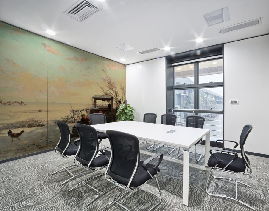 Winter Farm Scene [1881] by Henri Van Seben [1825–1913] Wall Printing