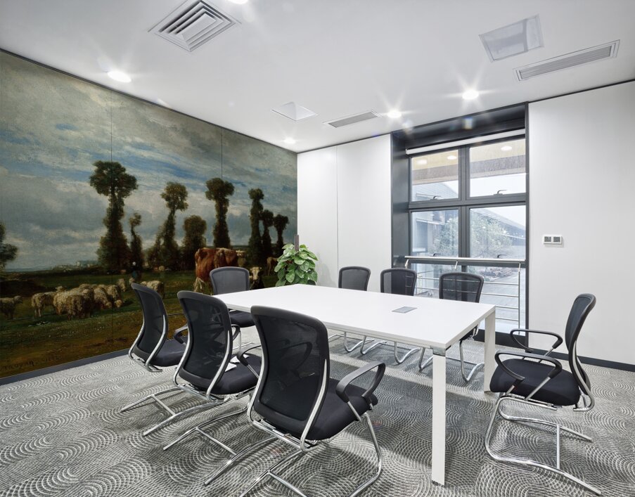 Pasture in Normandy [1852] by Constant Troyon [1810–1865] Wall Printing