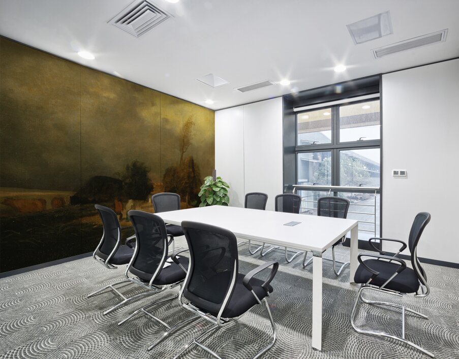 Landscape with Thunderstorm by Constant Troyon [1810–1865] Wall Printing