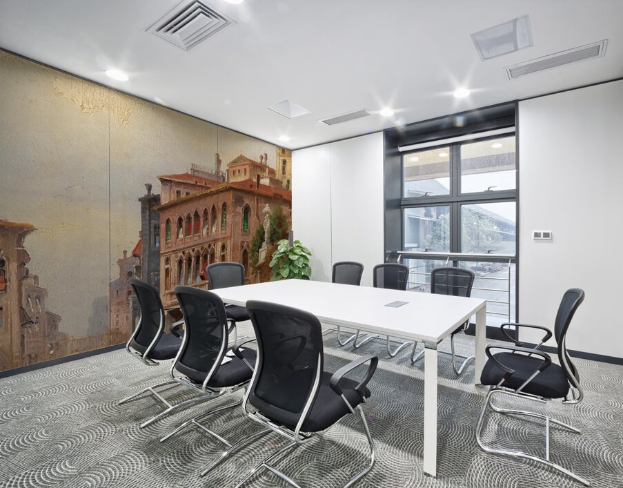 Venice. Canal Scene by Karl Kaufmann [1843–1905] Wall Printing