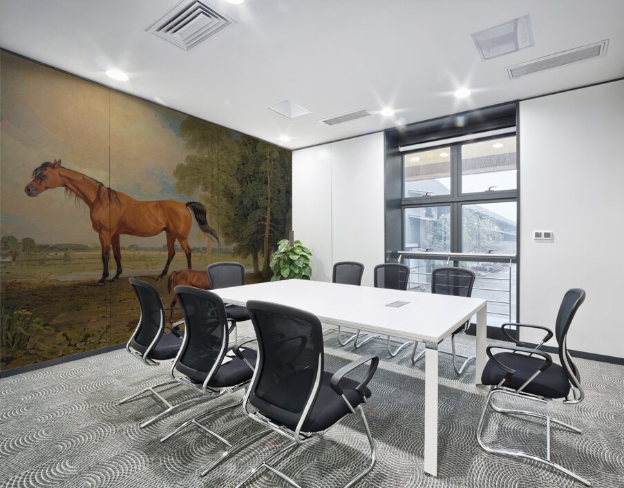 Broodmare With Foal. And A Terrier [1822] by Benjamin Marshall [1768–1835] Wall Printing