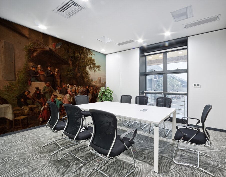 The Reception by Ferdinand Maröhn [1839–1865] Wall Printing