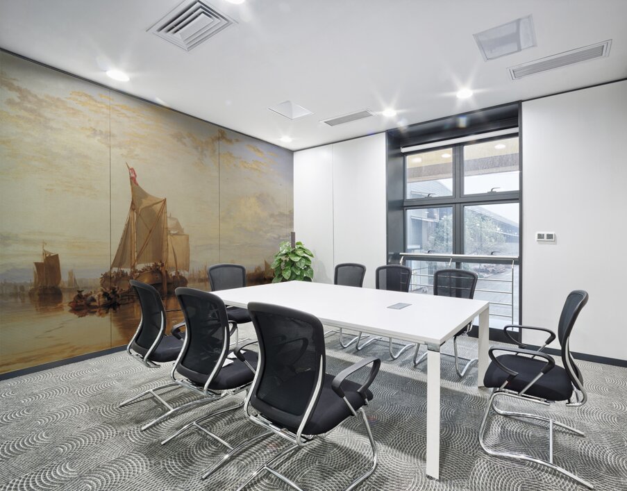 Dort or Dordrecht– The Dort Packet–Boat from Rotterdam Becalmed [1818] by Joseph Mallord William Turner [1775–1851] Wall Printing