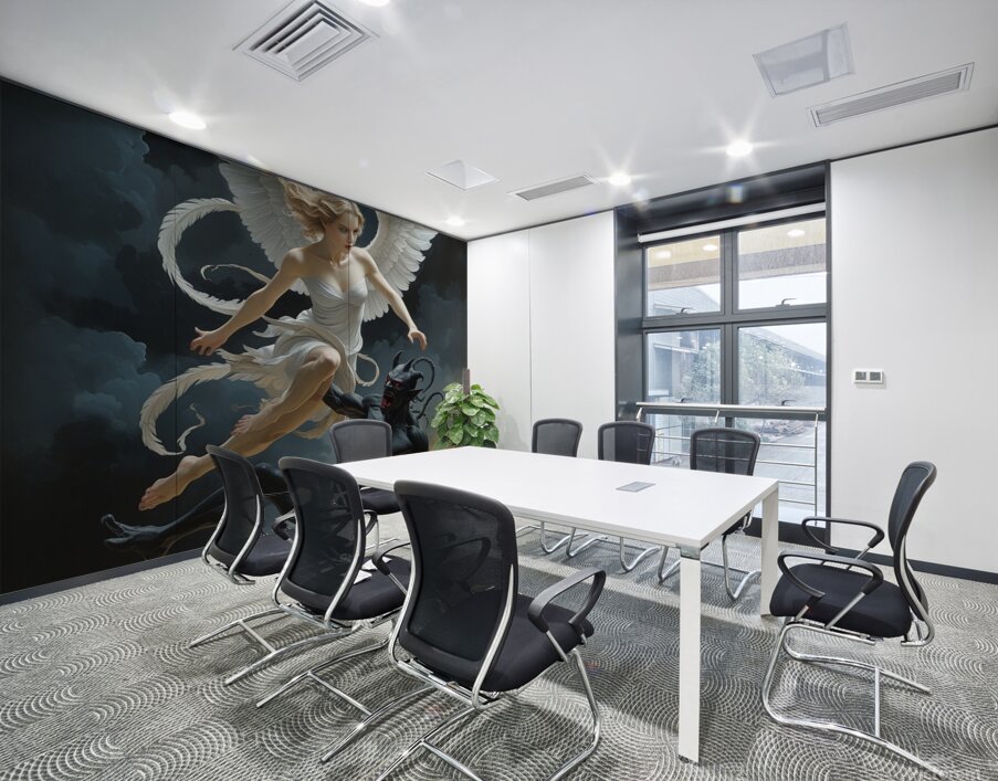 Triumph of Light Over Darkness Wall Printing