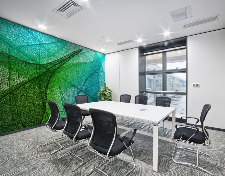 texture green leaf abstraction 3d Wall Printing