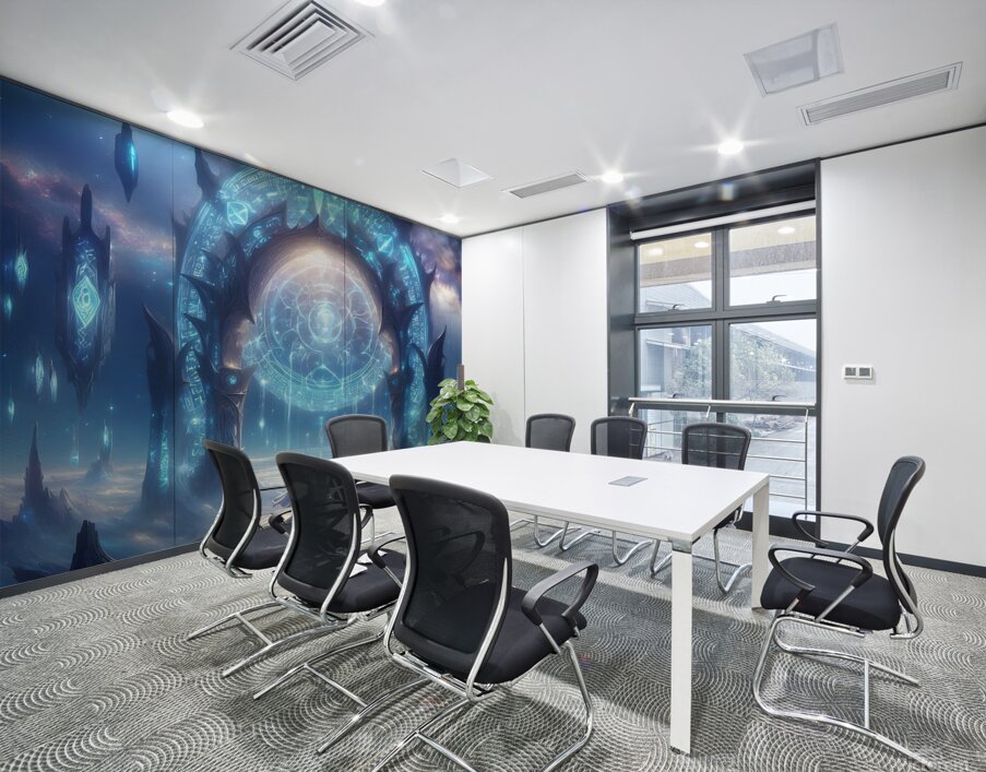  The Luminous Arc: Key to the Stars Wall Printing