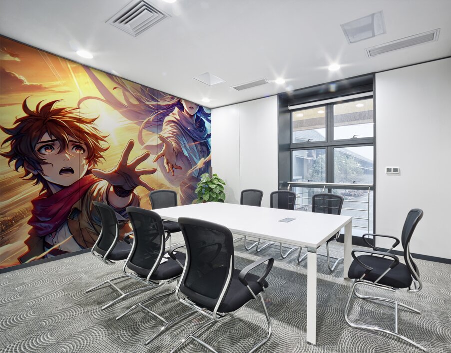 A Fateful Goodbye: The Moment Between Us Wall Printing