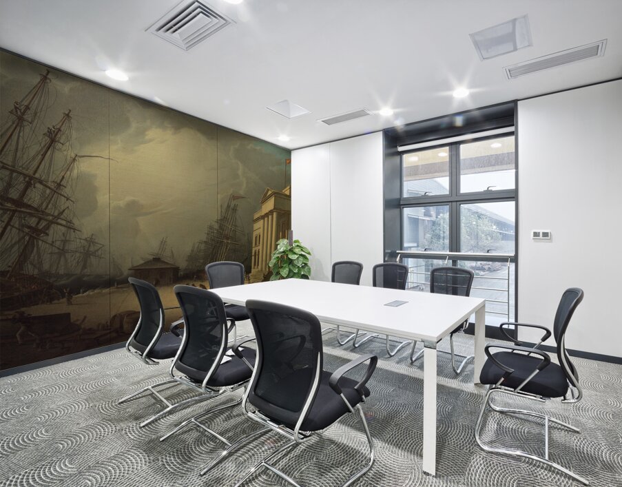 The Custom House at Greenock. Scotland [1828] by Robert Salmon [1775–1845] Wall Printing