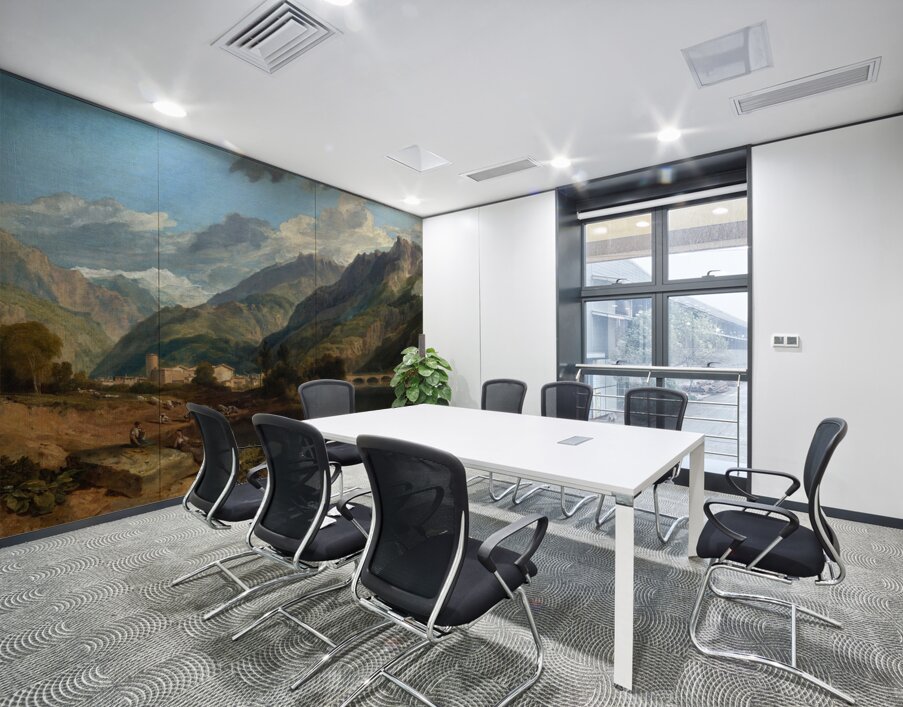 Bonneville. Savoy [1803] by Joseph Mallord William Turner [1775–1851] Wall Printing