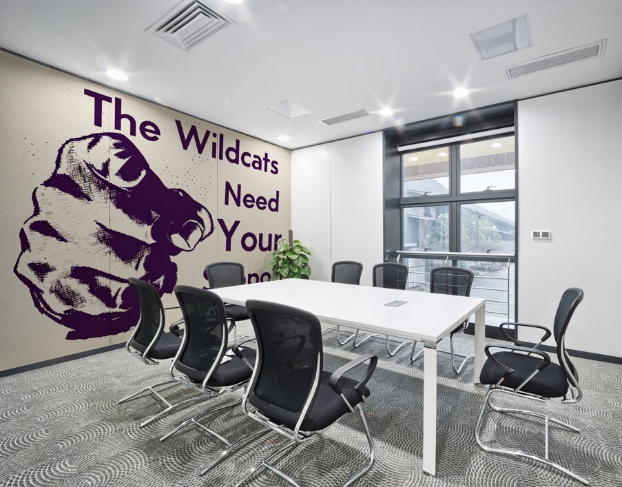 The Wildcats Need Your Support Wall Printing