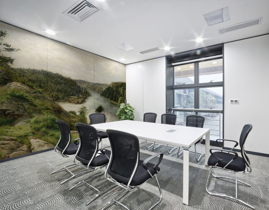 Troldhattens Fald Set Fra Hotel Udsigten [1897] by Peder Mørk Mønsted [Danish . 1859–1941] Wall Printing