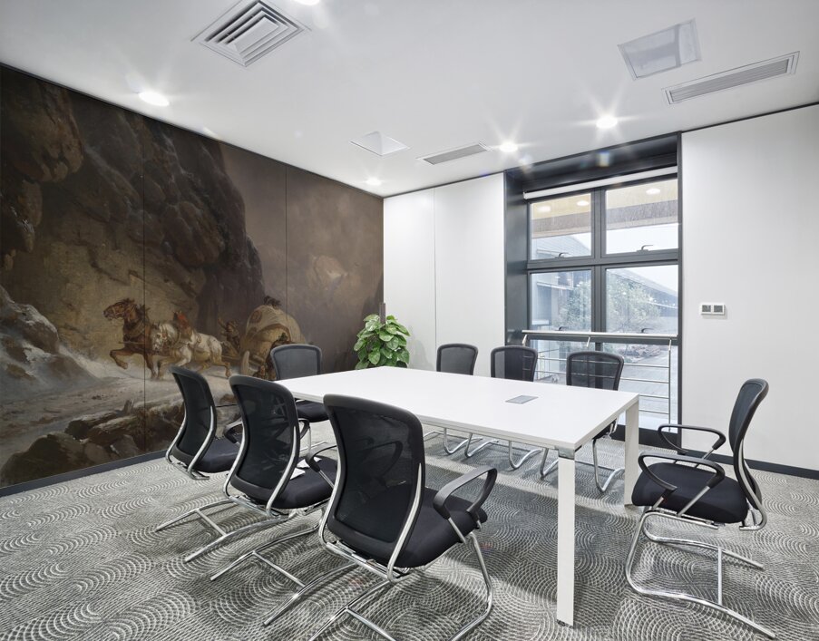 Der Überfall by Adolf Schmidt [1827–1880] Wall Printing