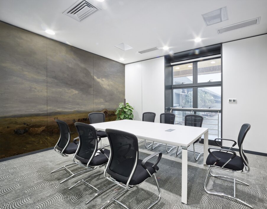 Travellers in a landscape by David Cox [1783–1859] Wall Printing