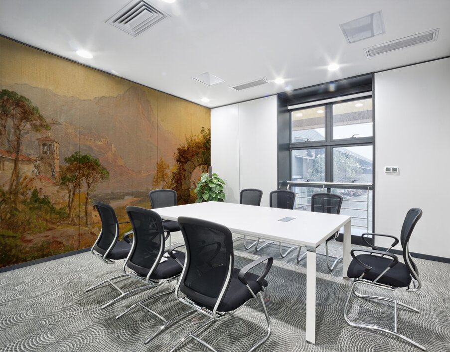 Villa d’Este. Tivoli [1877] by Jasper Francis Cropsey [1823–1900] Wall Printing