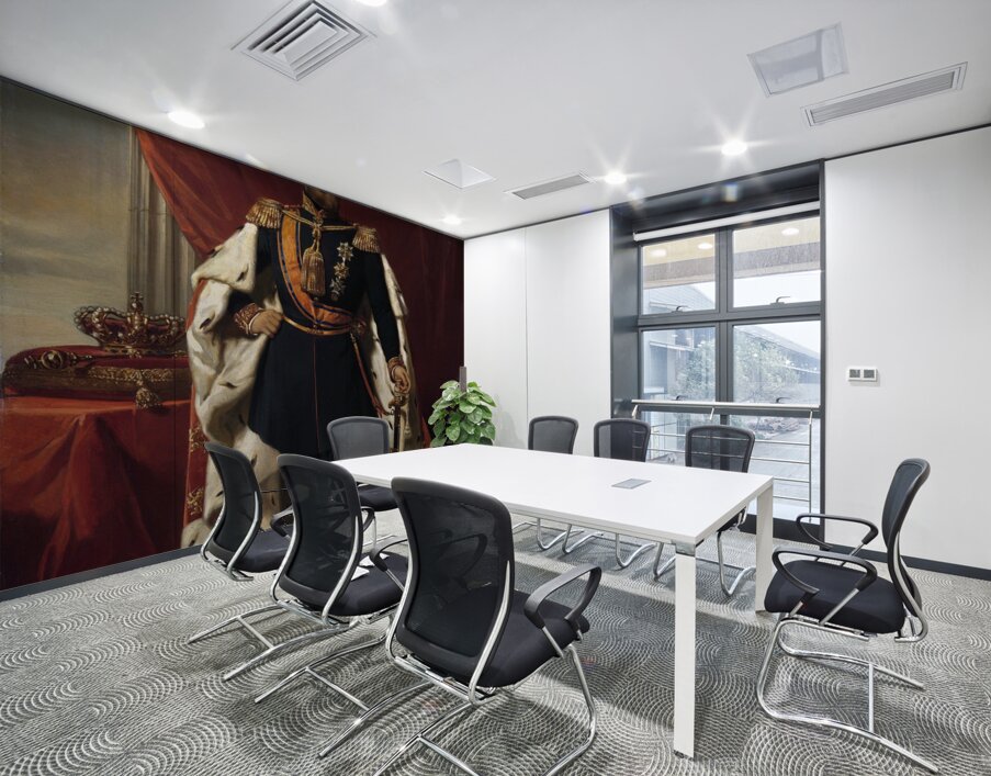 Portrait of William III.King of the Netherlands [1856] by Nicolaas Pieneman [1809–1860] Wall Printing